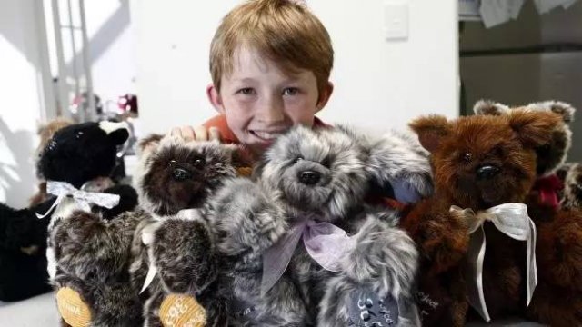 12岁暖男，3年缝1000个泰迪熊，却有3420万人被他感动点赞