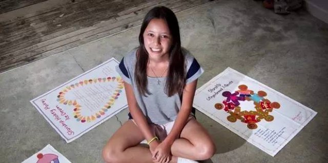 19岁女孩用10年画了一块布，卖了40万，还用它换了一家银行